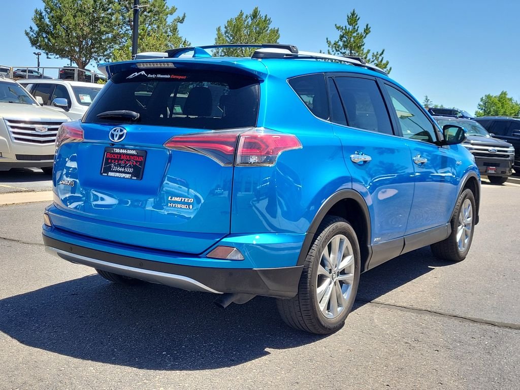 Used 2018 Blue Toyota Limited image 4