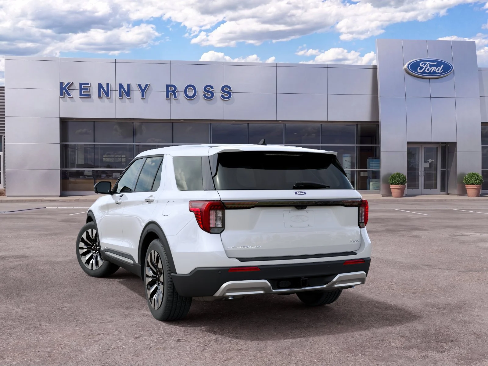 New 2027 Star White Metallic Tri-Coat Ford Platinum™ image 4