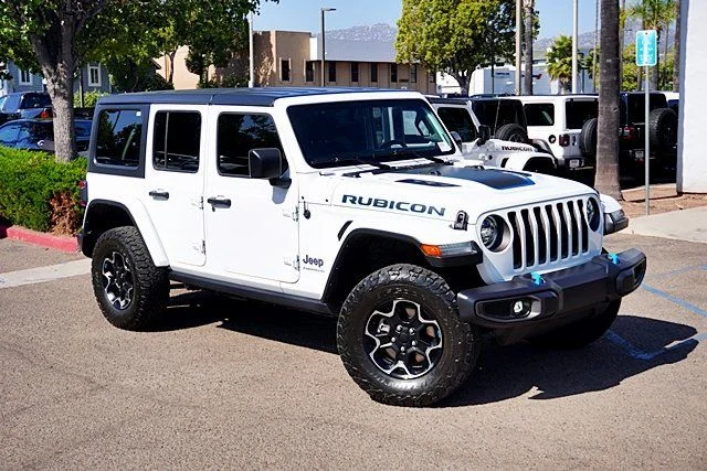 Used 2023 White Jeep Rubicon 4xe image 2