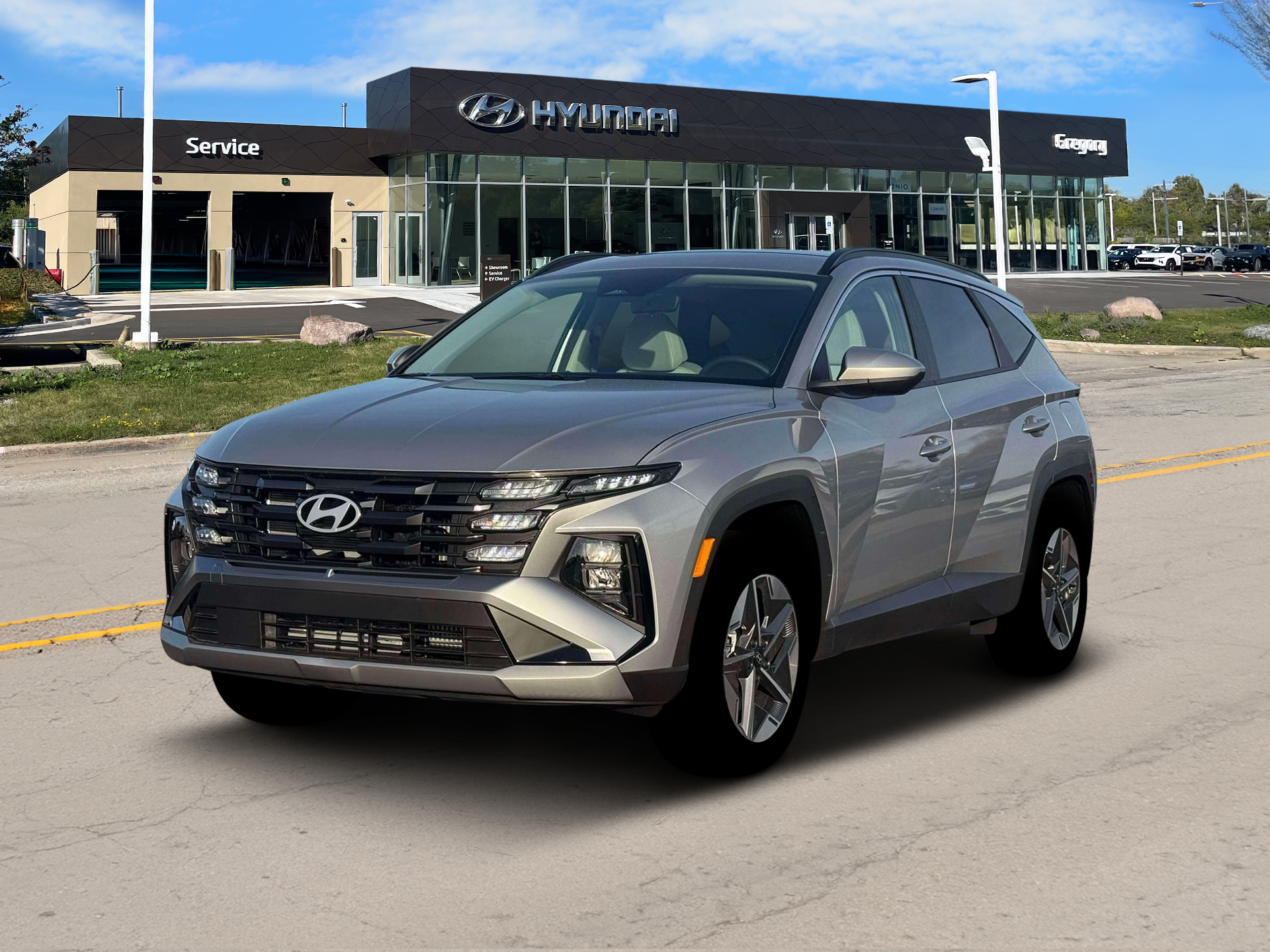 New 2026 Silver Hyundai SEL AWD image 1