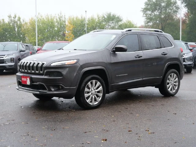Used 2018 Jeep Cherokee Overland with VIN 1C4PJMJX6JD509437 for sale in White Bear Lake, Minnesota