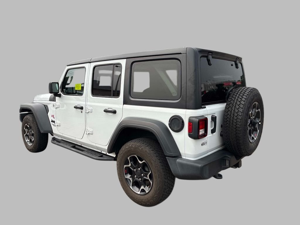 Used 2021 White Jeep Unlimited Sport S image 5