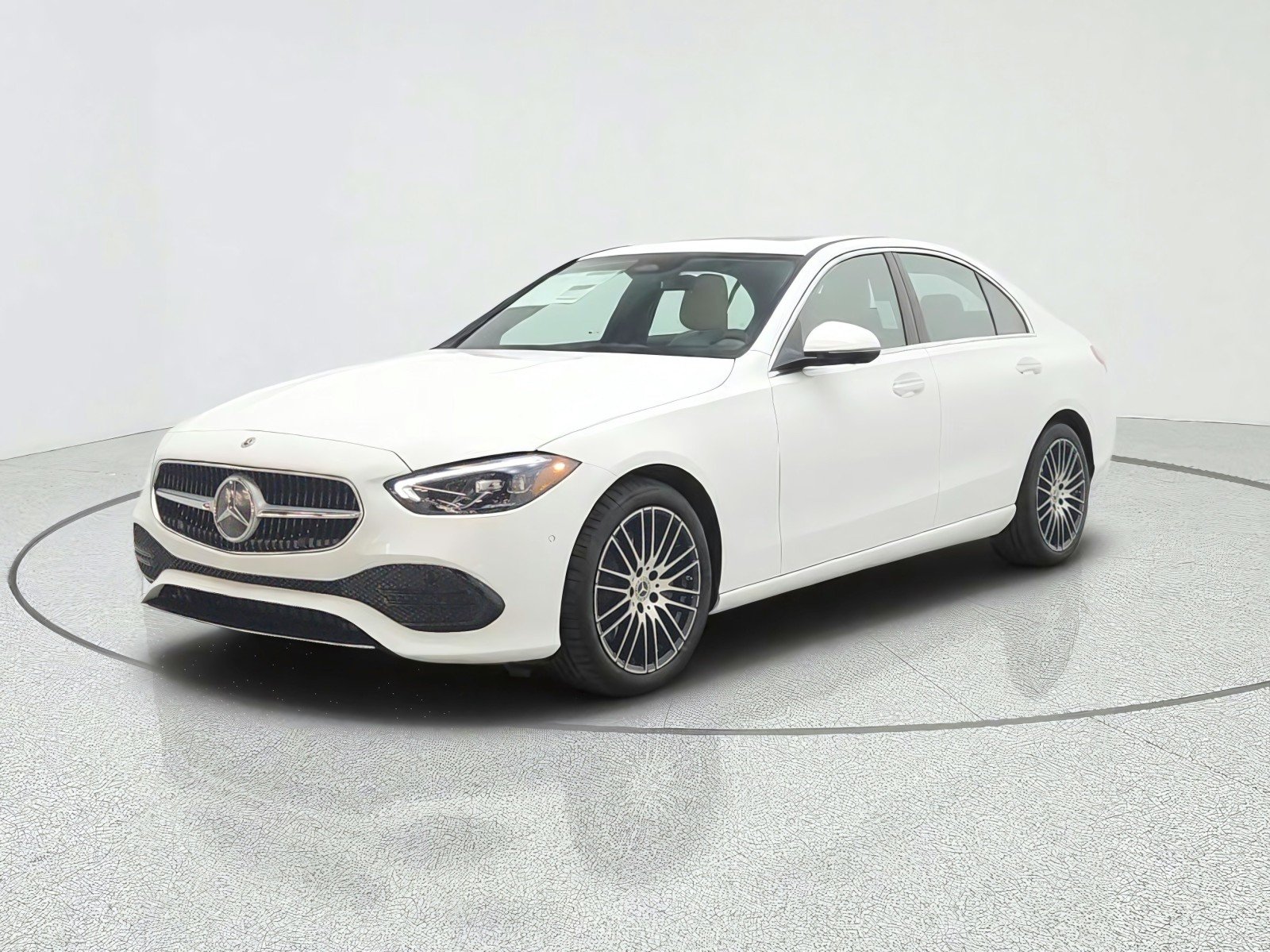 New 2026 Polar White Mercedes-Benz C 300 Sedan image 1