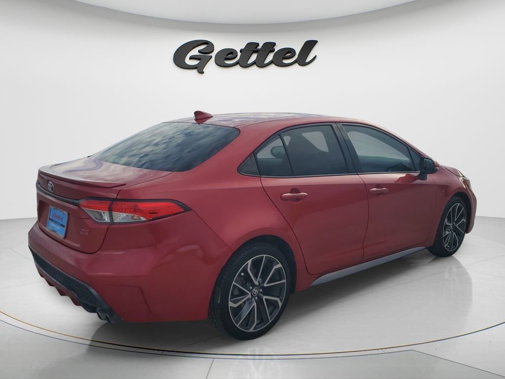 Certified Used 2021 Red Toyota SE image 5
