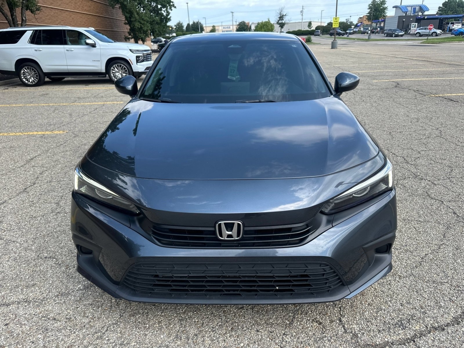 Certified Used 2024 Meteorite Gray Metallic Honda EX image 2