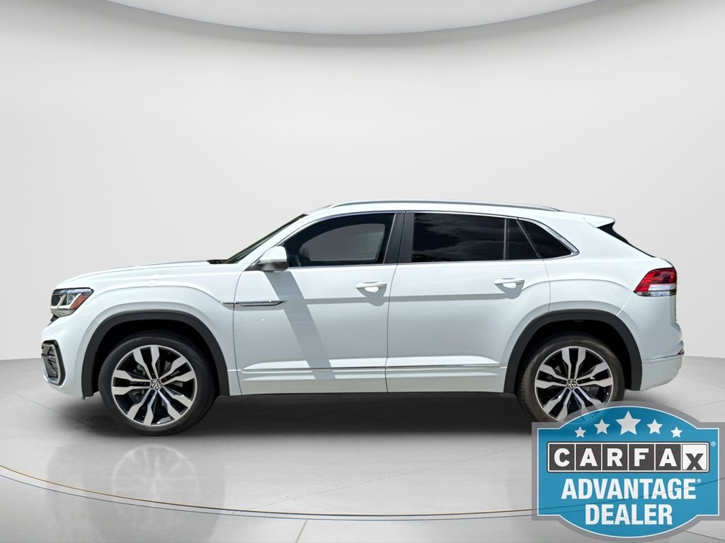 Certified Used 2021 White Volkswagen 3.6L V6 SEL R-Line image 2