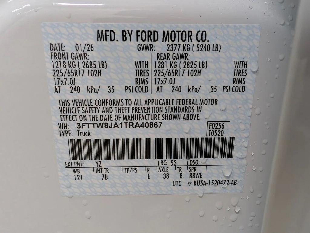 New 2026 Oxford White Ford XLT image 10