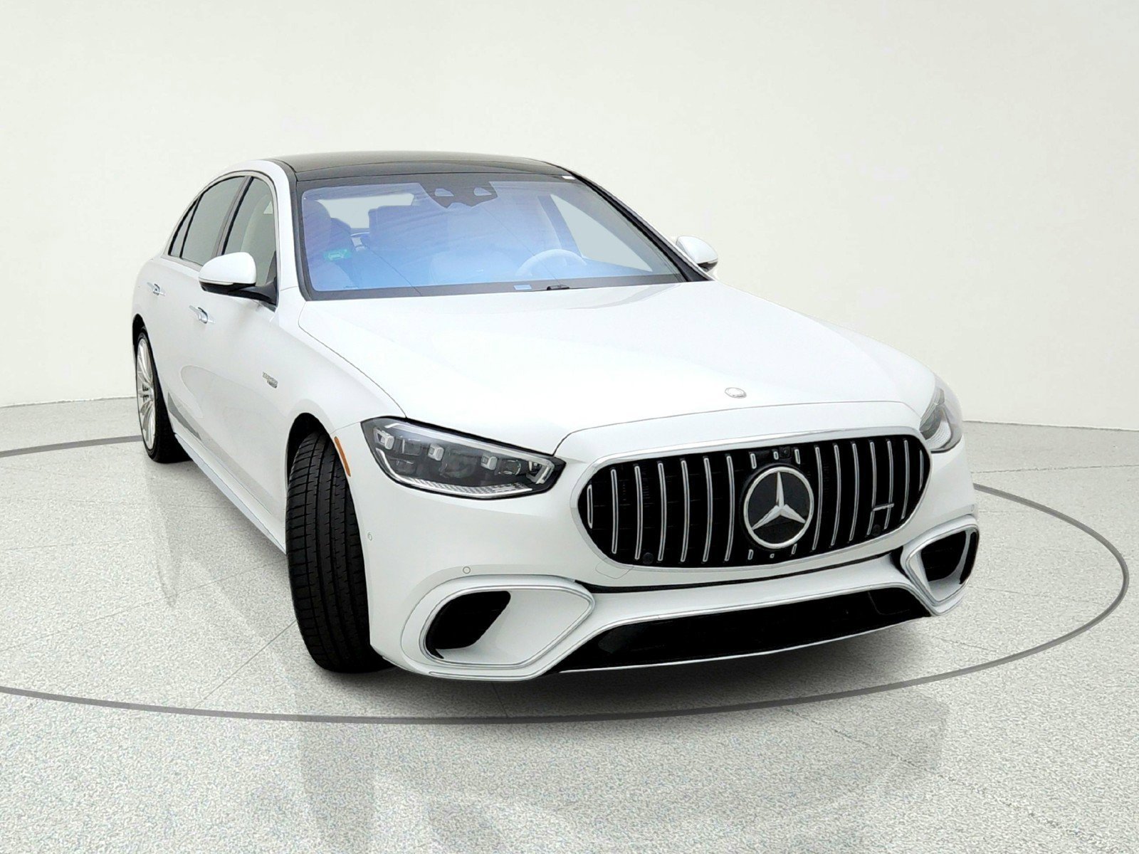 New 2026 MANUFAKTUR Moonlight White Metallic Mercedes-Benz AMG® S 63 E 4MATIC Sedan image 29
