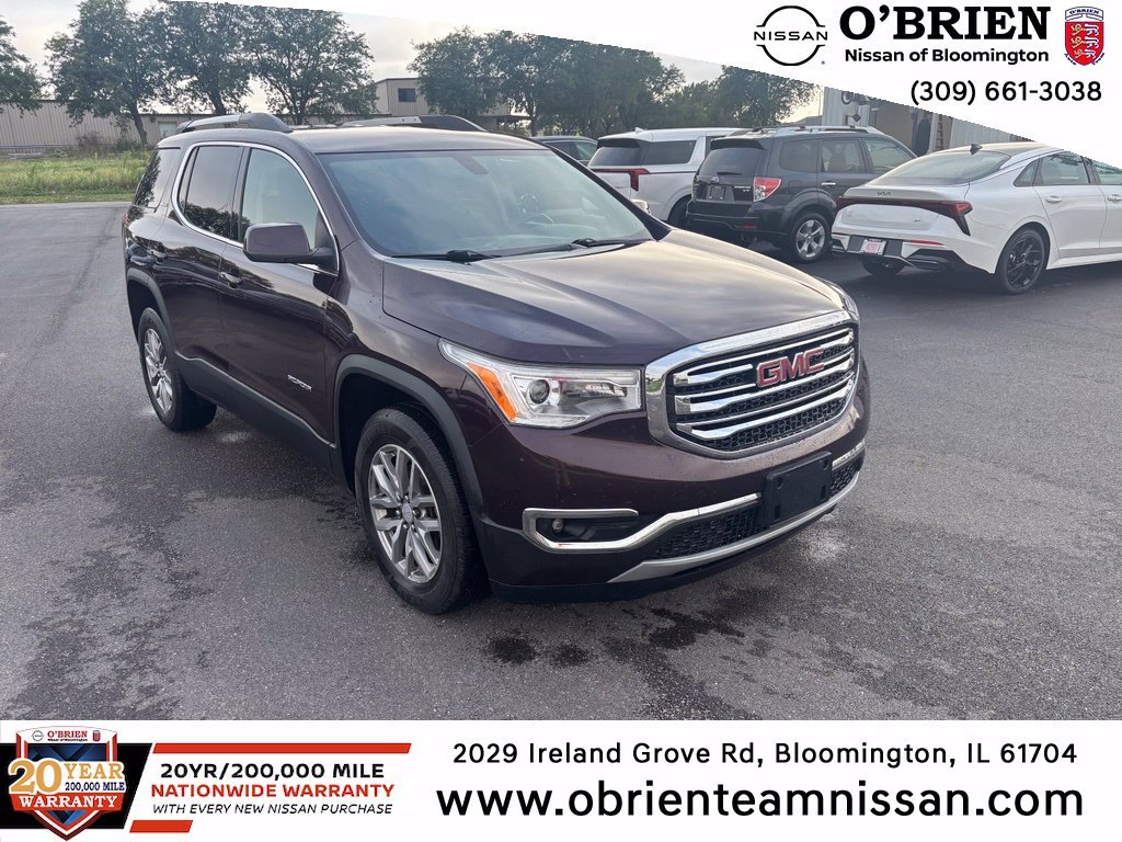 Used 2017 Black Cherry Metallic GMC SLE-2 image 1