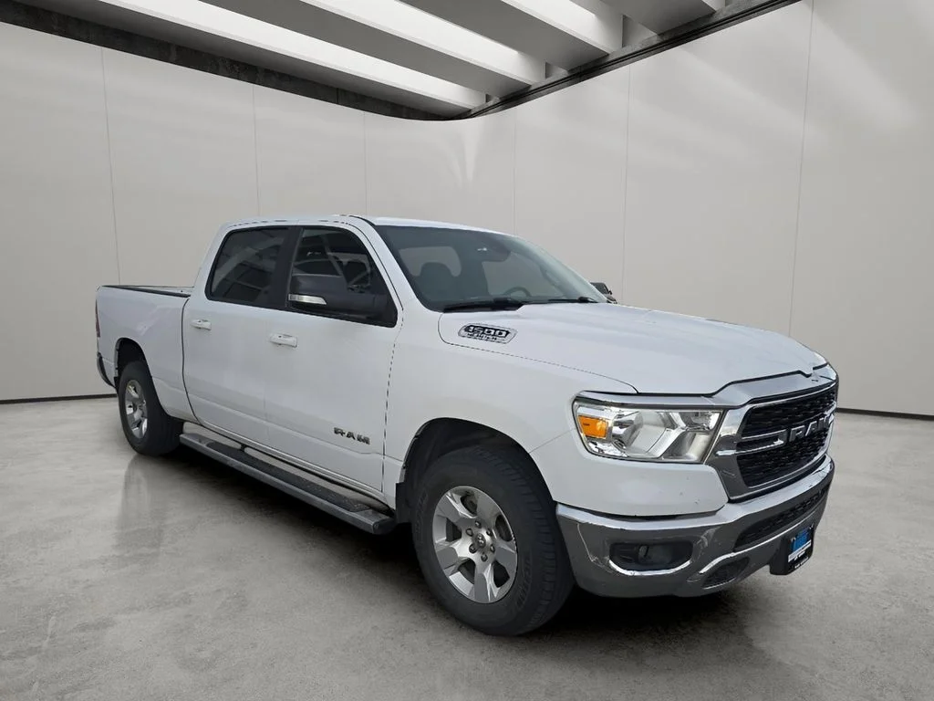 Used 2022 Bright White Clearcoat Ram Big Horn image 7