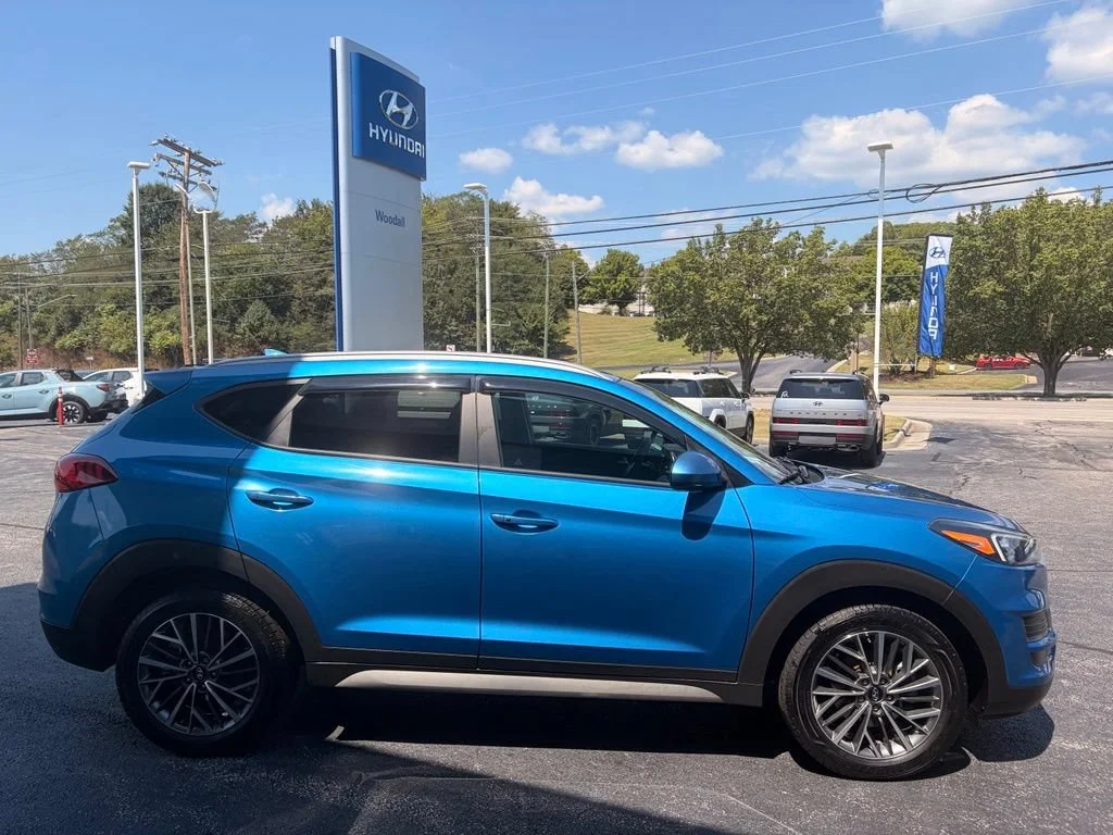 Used 2021 Aqua Blue Hyundai SEL image 4