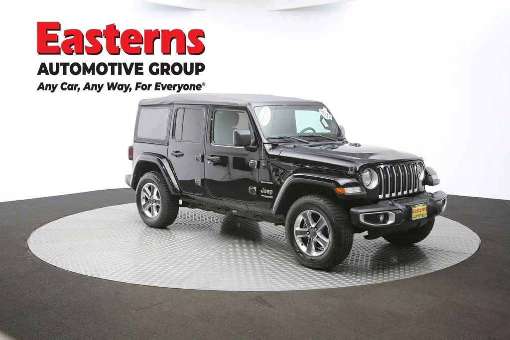 Used 2021 Black Jeep Unlimited Sahara image 47