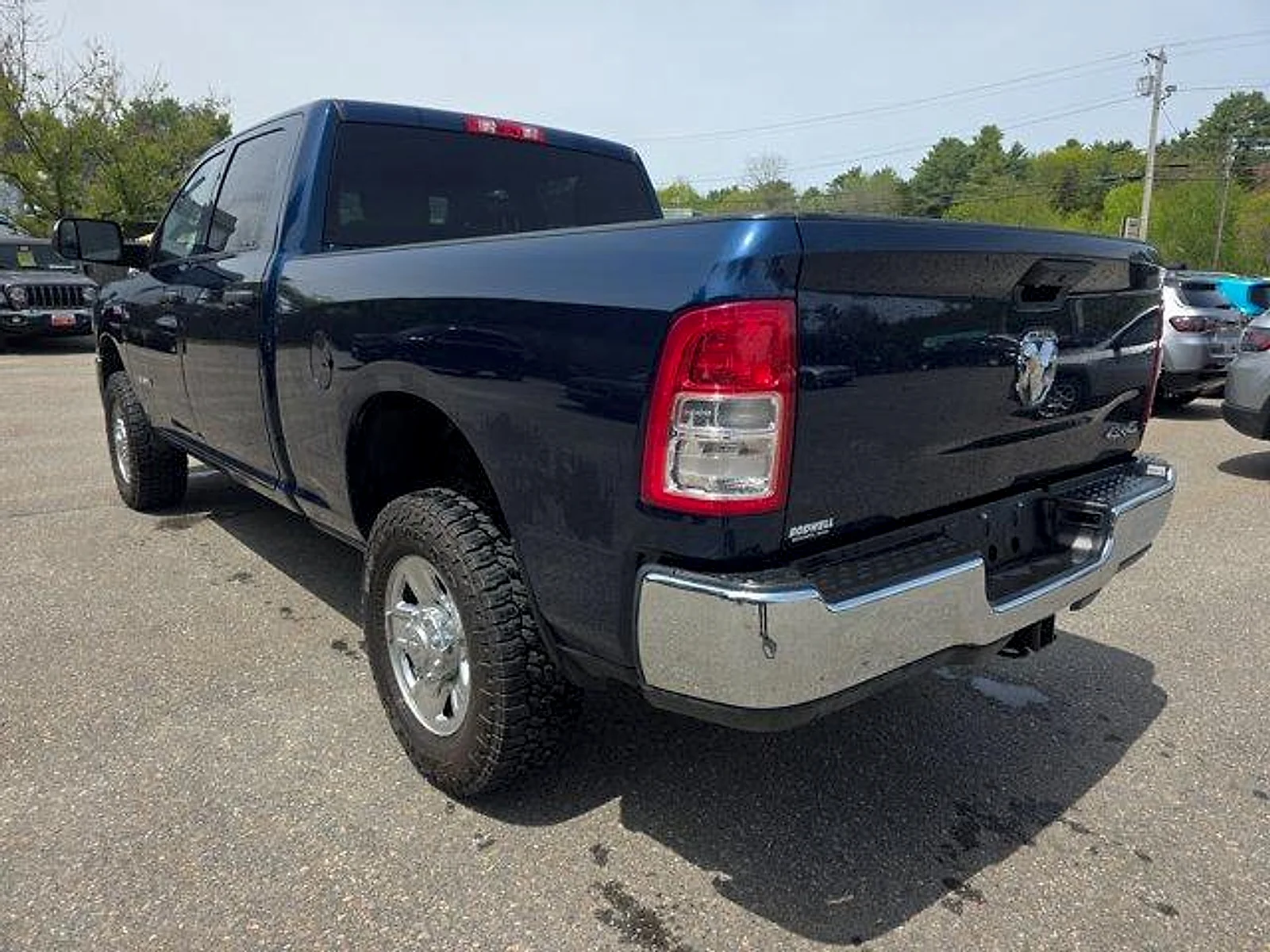 Certified Used 2021 Patriot Blue Pearlcoat Ram Tradesman Crew Cab 4x4 6