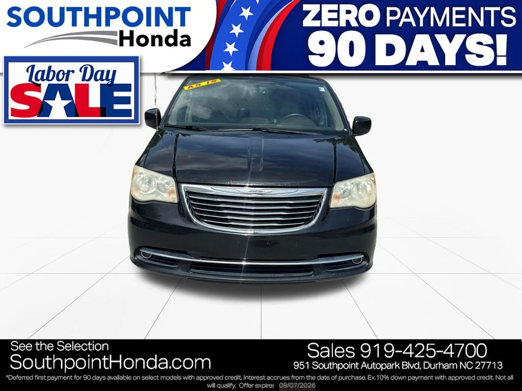 Used 2013 Brilliant Black Crystal Pearl Chrysler Touring image 2