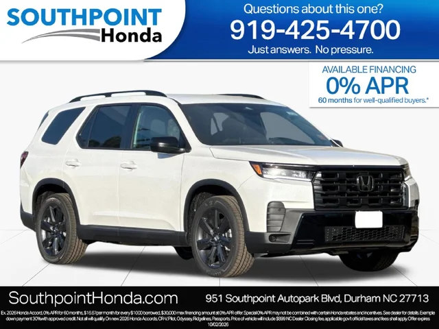 2026 Honda Pilot Sport