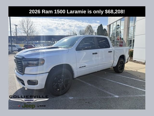 New 2026 Ivory White Tri-Coat Pearl-Coat Exterior Paint RAM Laramie image 1