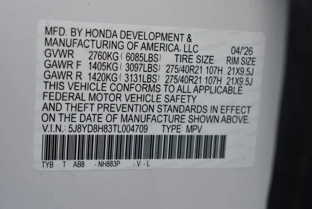 New 2026 Platinum White Pearl Acura Type S w/Advance Package image 25