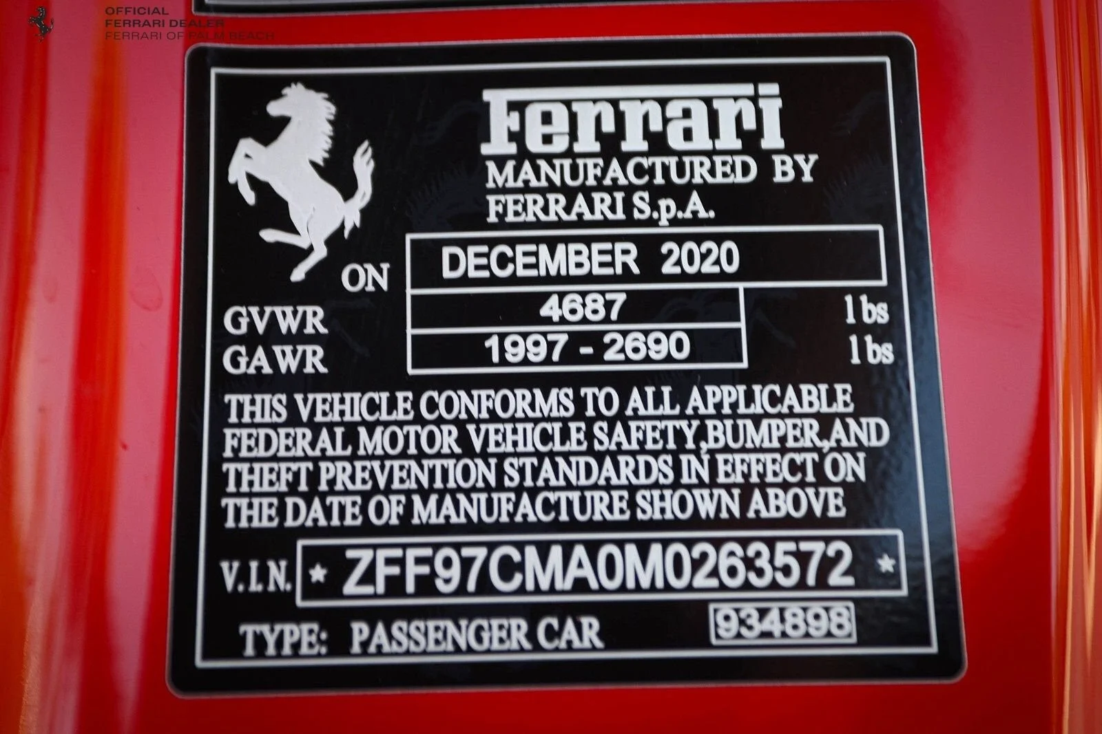 Certified Used 2021 Rosso Scuderia Ferrari Base image 63