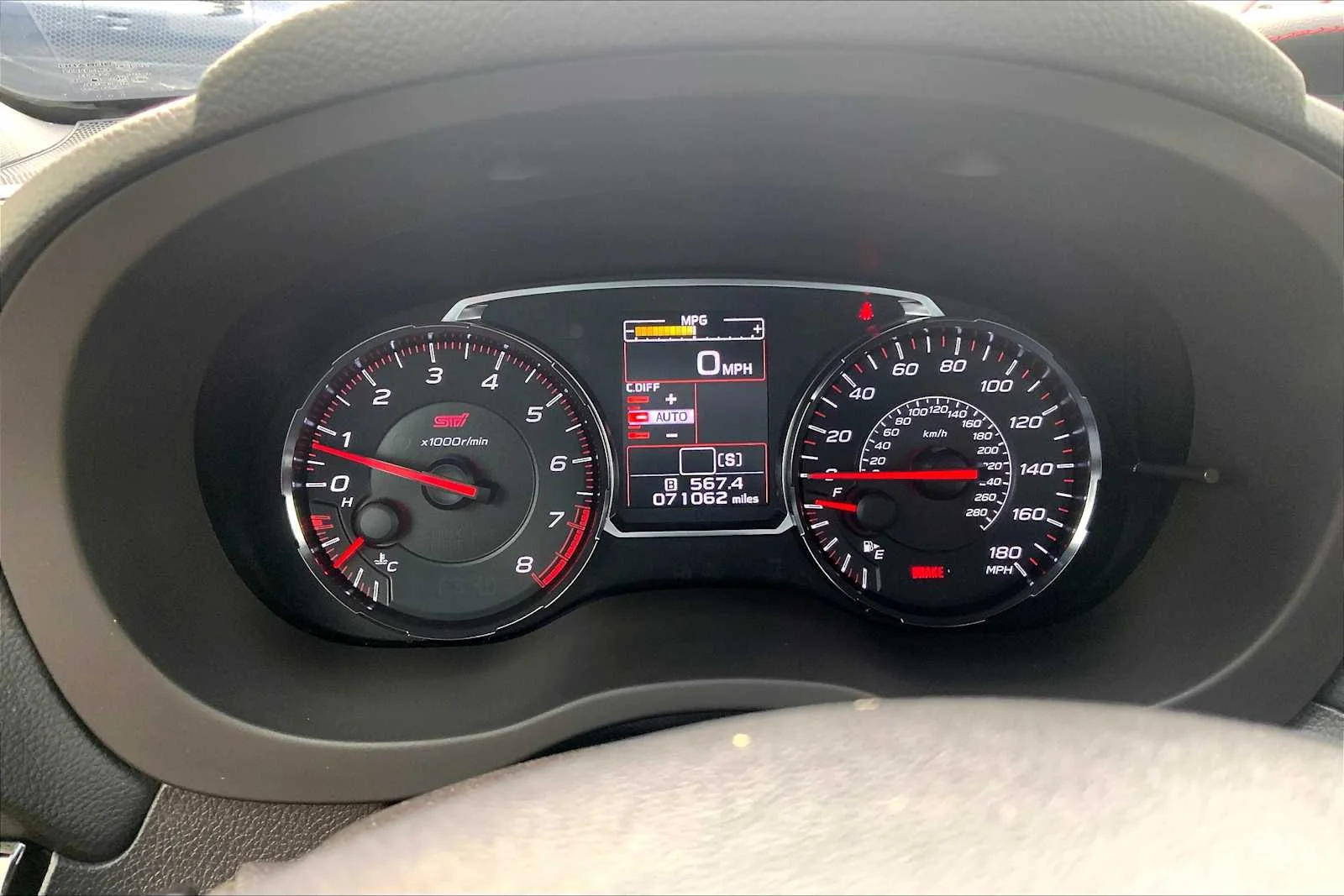 Used 2020 Crystal White Pearl Subaru STI image 25