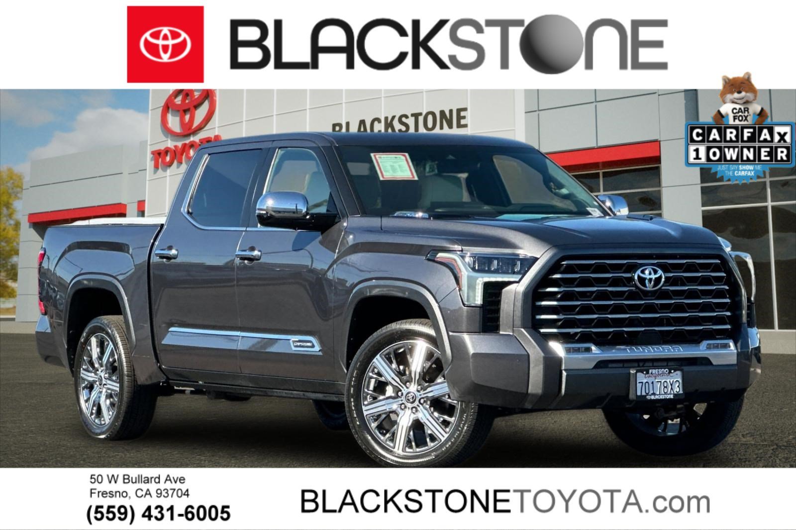 Used 2024 Magnetic Gray Metallic Toyota Capstone Hybrid image 1