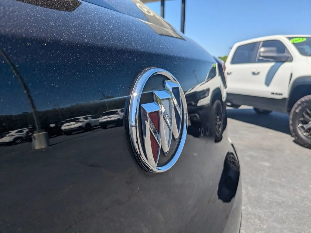 Used 2021 Dark Moon Blue Metallic Buick Preferred image 29