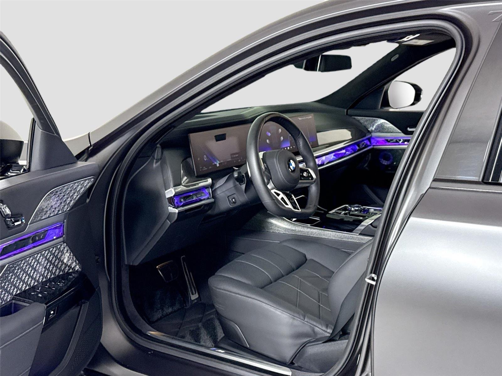 Used 2025 Frozen Deep Grey BMW 760i xDrive | Rear TV | Frozen Paint | B&W Sound System image 12