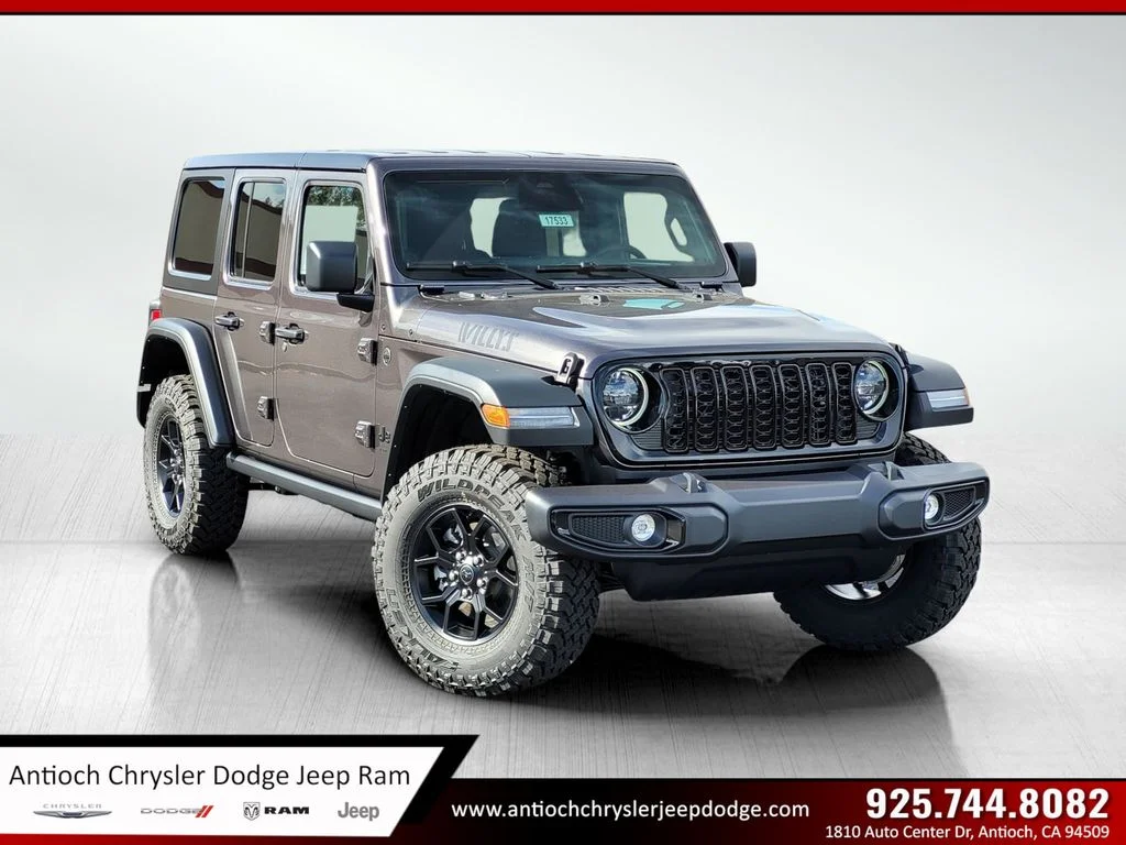 New 2026 Jeep Wrangler Willys 4-door in Antioch #17527 | Antioch