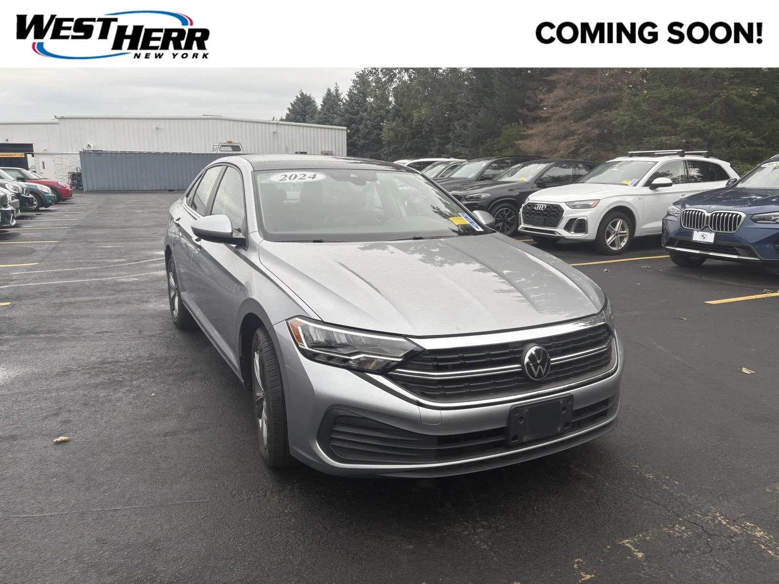 Used 2024 Platinum Gray Metallic Volkswagen SE image 1