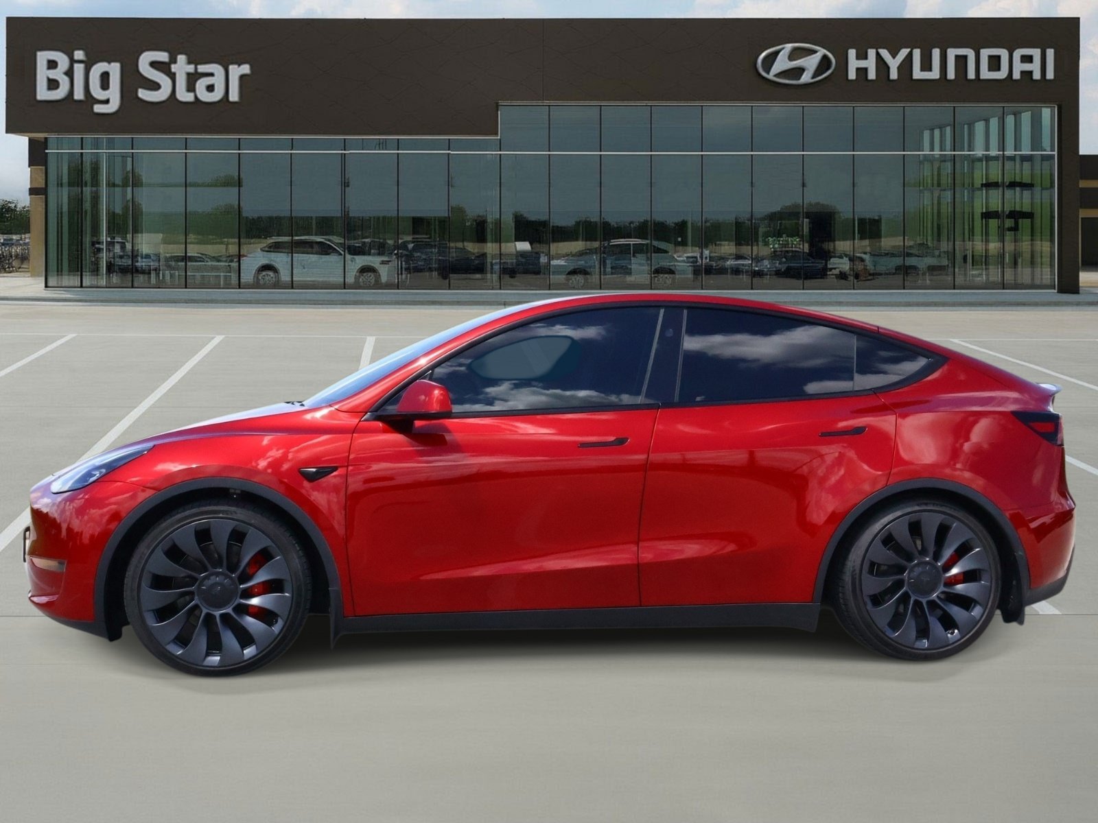 Used 2024 Tesla Model Y Performance with VIN 7SAYGDEF7RF035820 for sale in Friendswood, TX