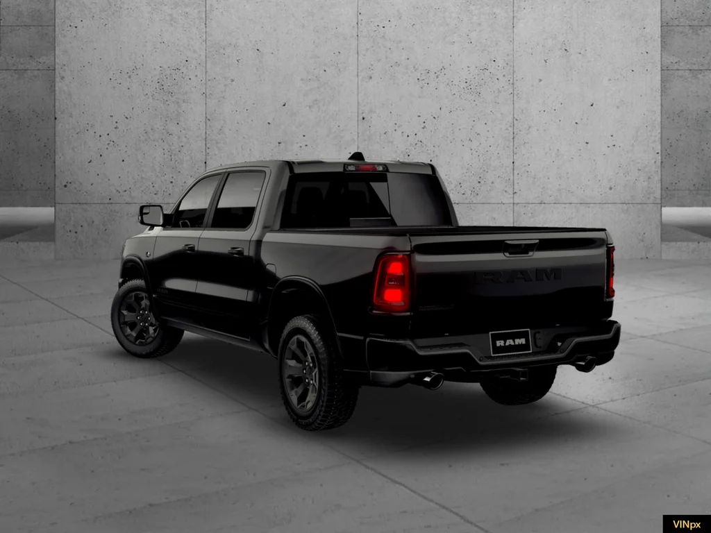 New 2026 Diamond Black Crystal Pearl-Coat Exterior Paint RAM Big Horn/Lone Star image 4