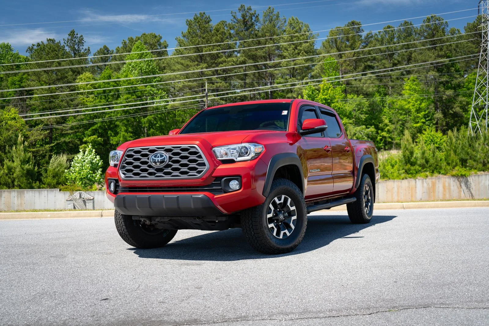 Used 2021 Red Toyota TRD Off-Road image 1