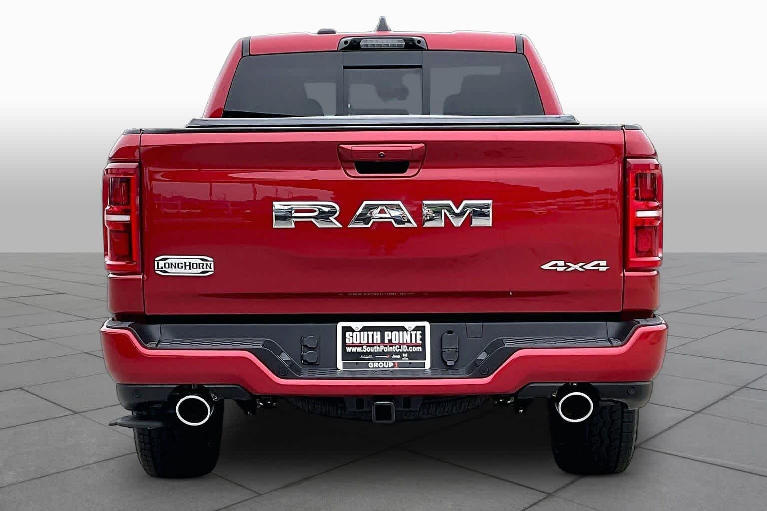 New 2026 Molten Red Pearl-Coat Exterior Paint RAM Longhorn image 4
