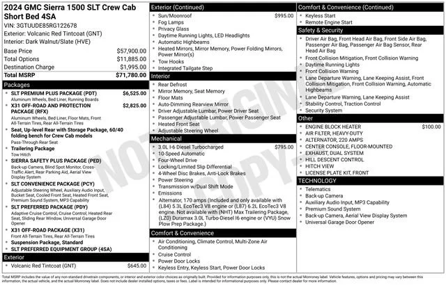 2024 GMC Sierra 4WD Crew Cab Short Box SLT's photo