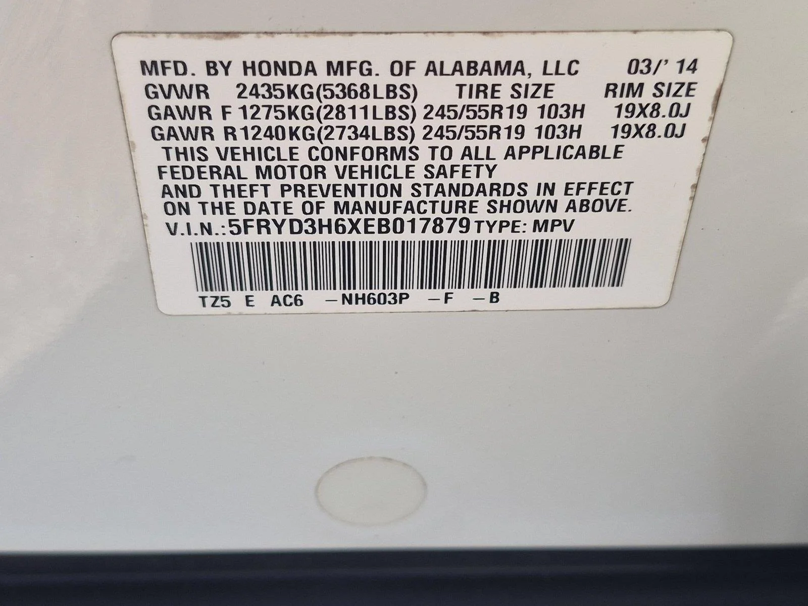 Used 2014 White Diamond Pearl Acura Tech/Entertainment Pkg image 36