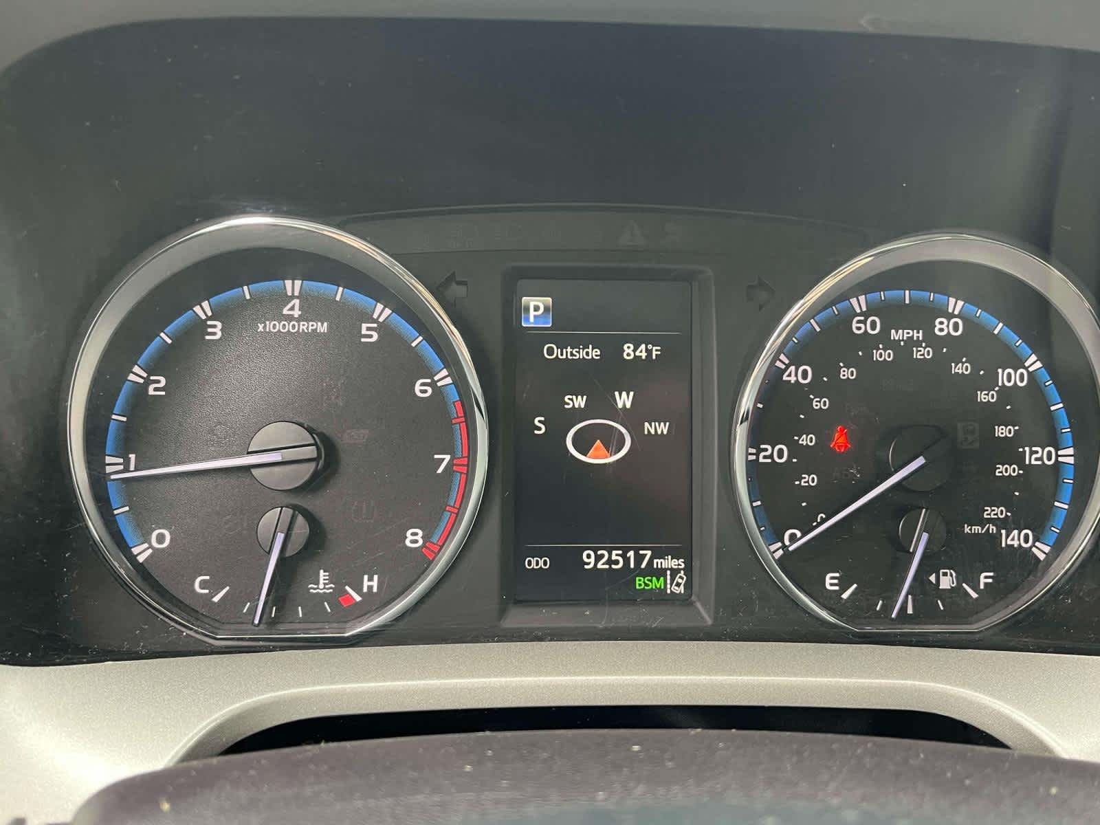 Used 2018 Electric Storm Blue Toyota Limited image 3