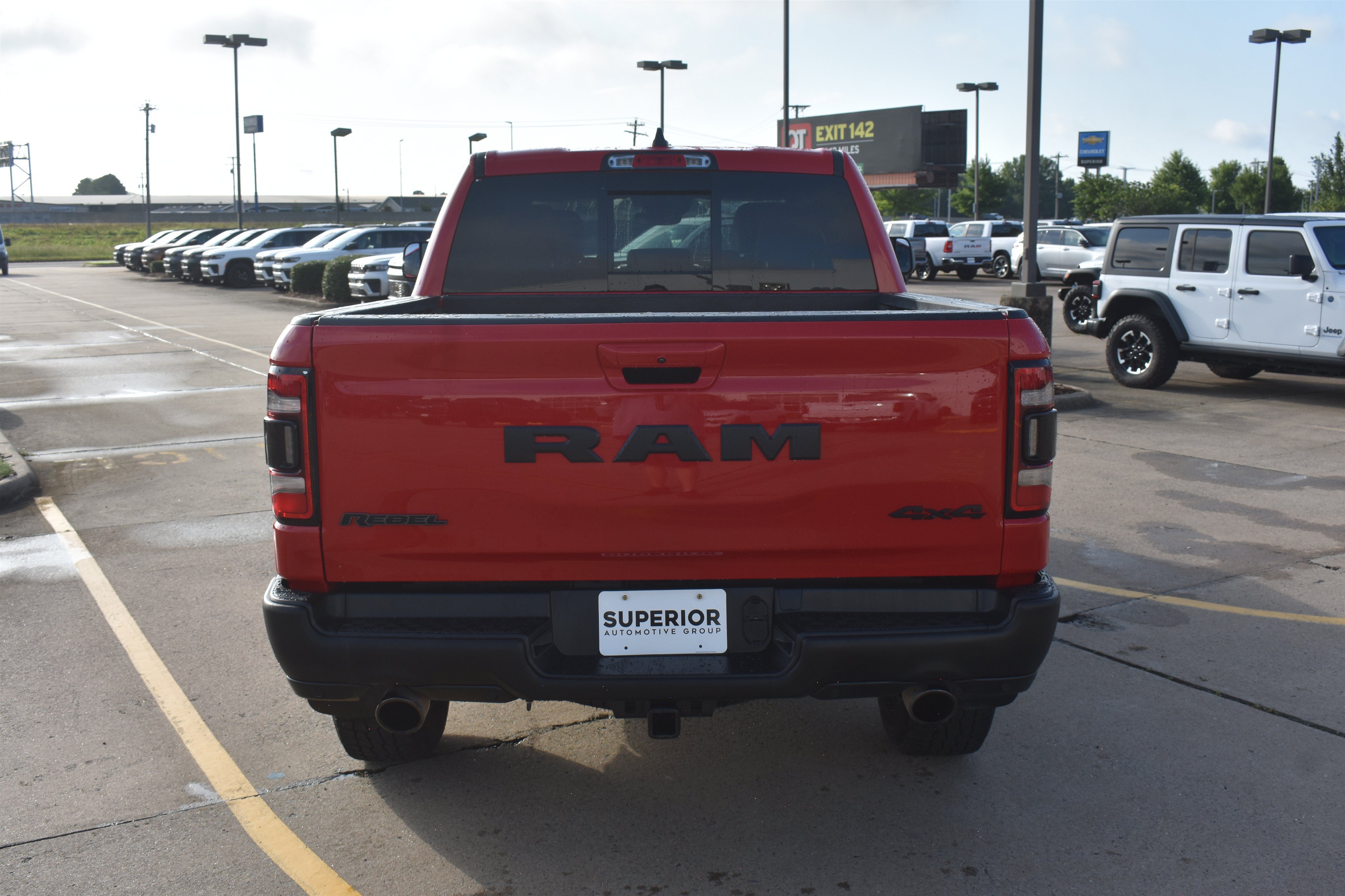 Used 2022 Flame Red Clearcoat Ram Rebel image 6