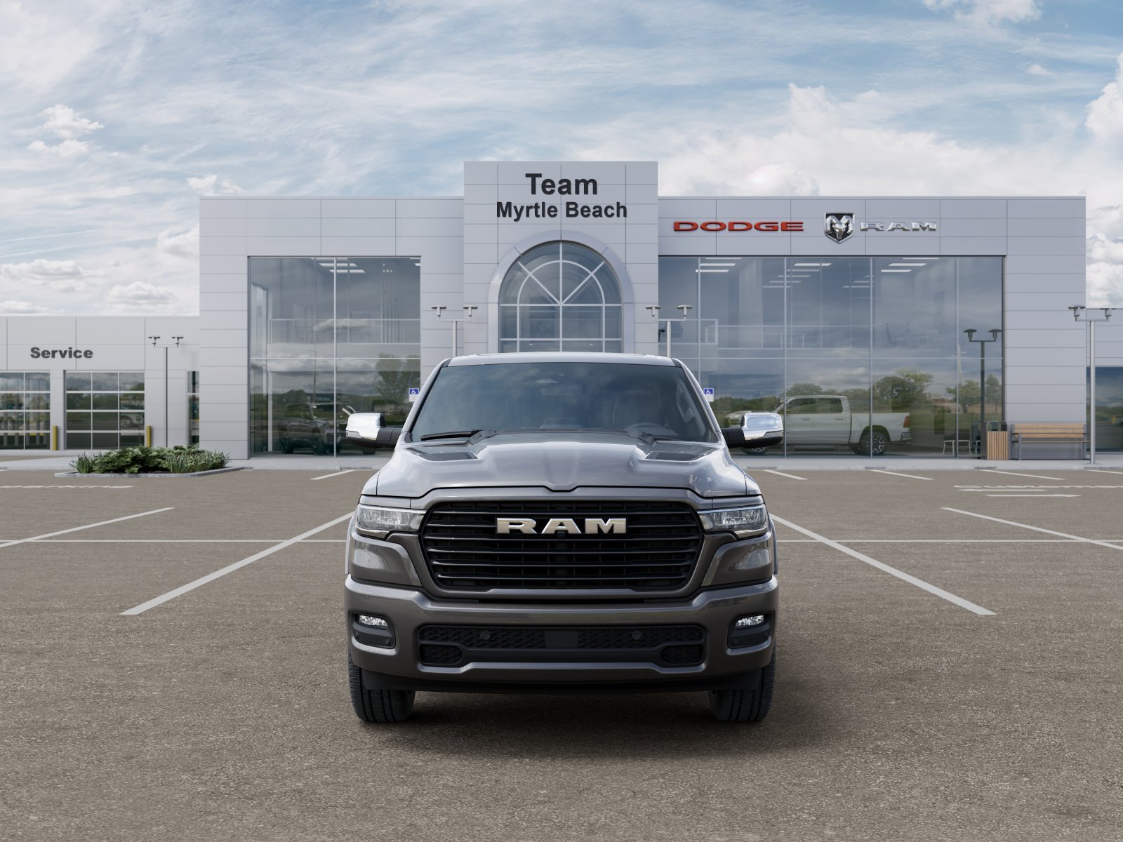 New 2026 Granite Crystal Metallic Clear-Coat Exterior Paint RAM Laramie image 32