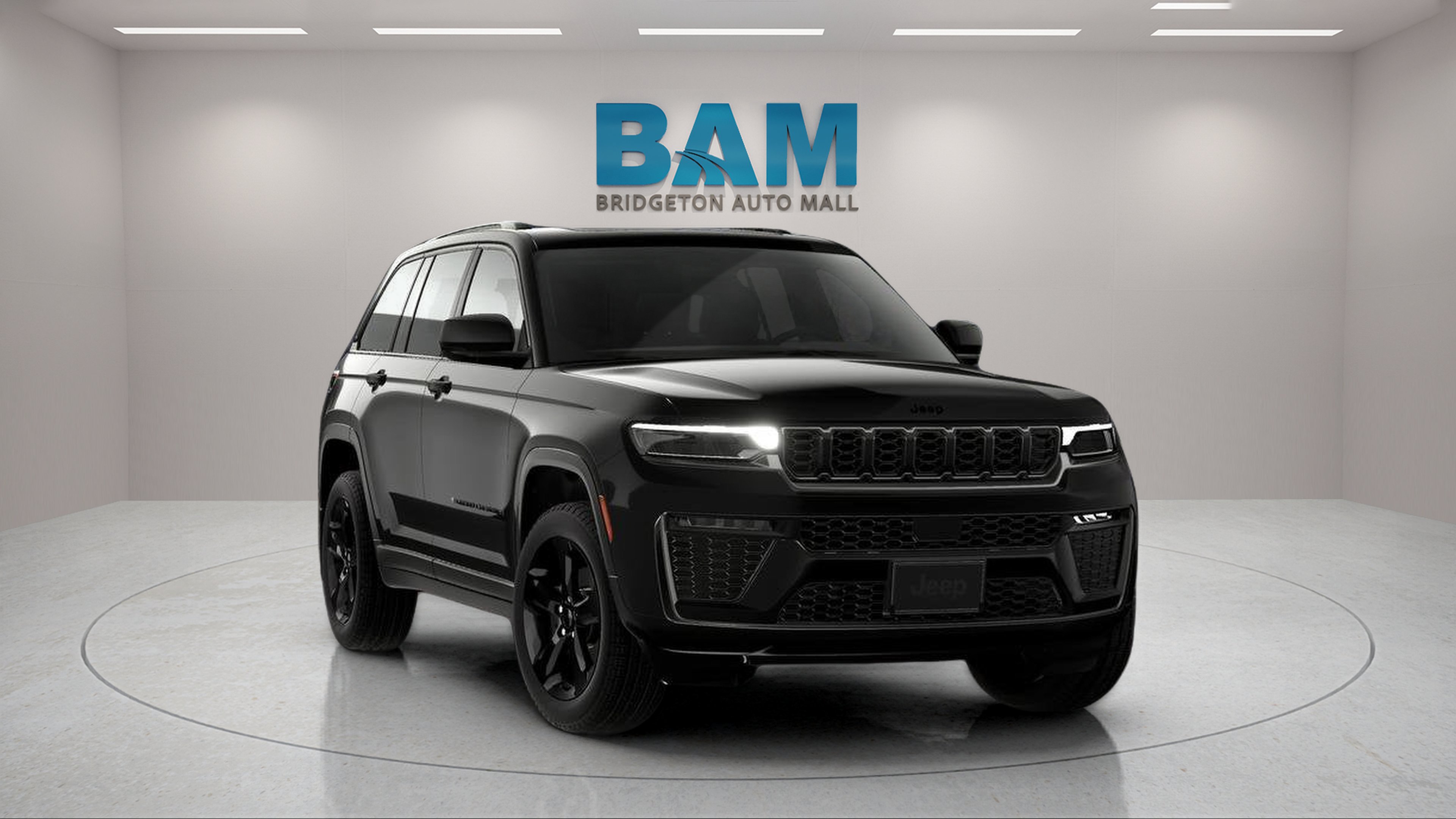 New 2026 Diamond Black Crystal Pearl-Coat Exterior Paint Jeep Limited image 3
