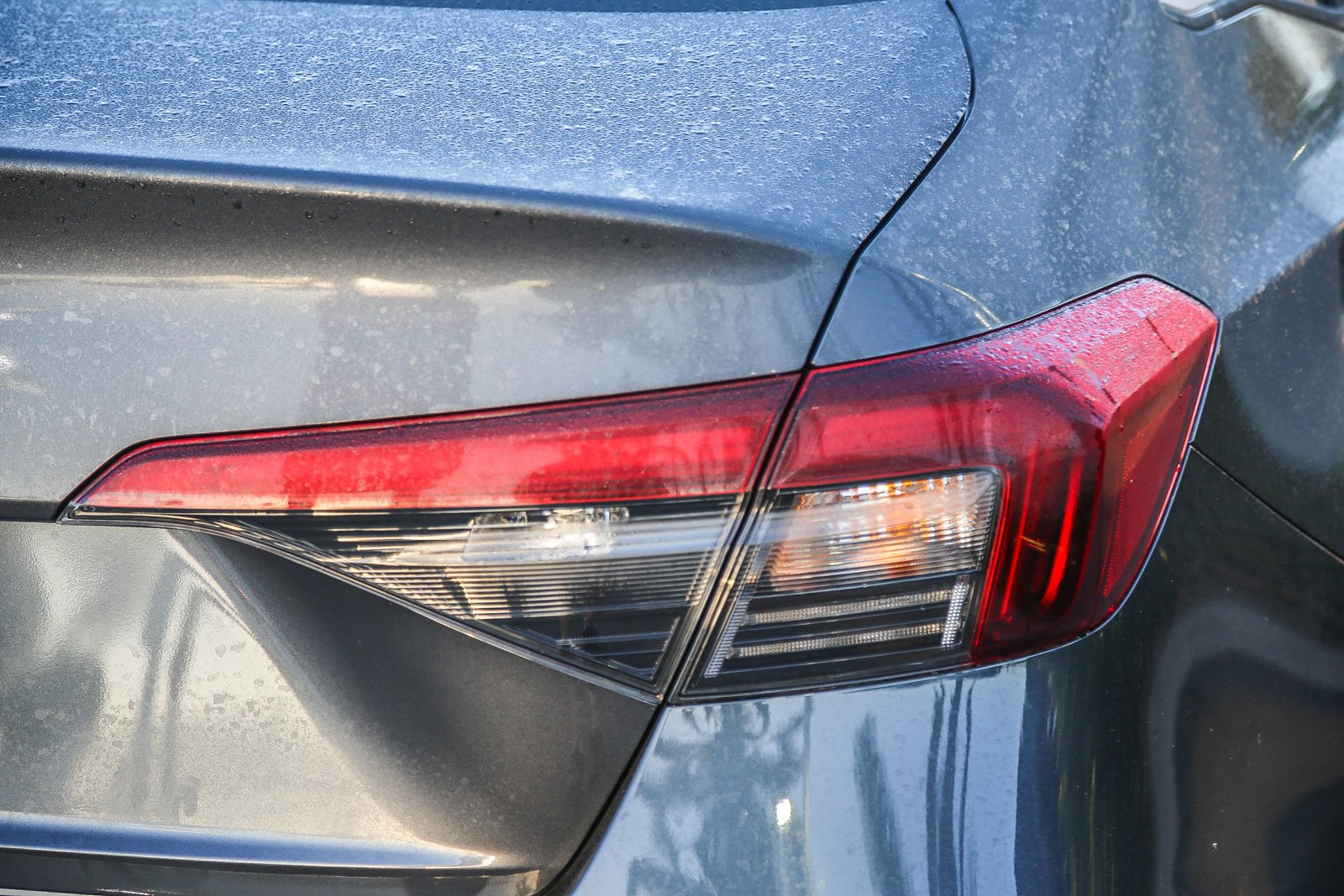 New 2026 Meteorite Gray Metallic Honda LX CVT image 9