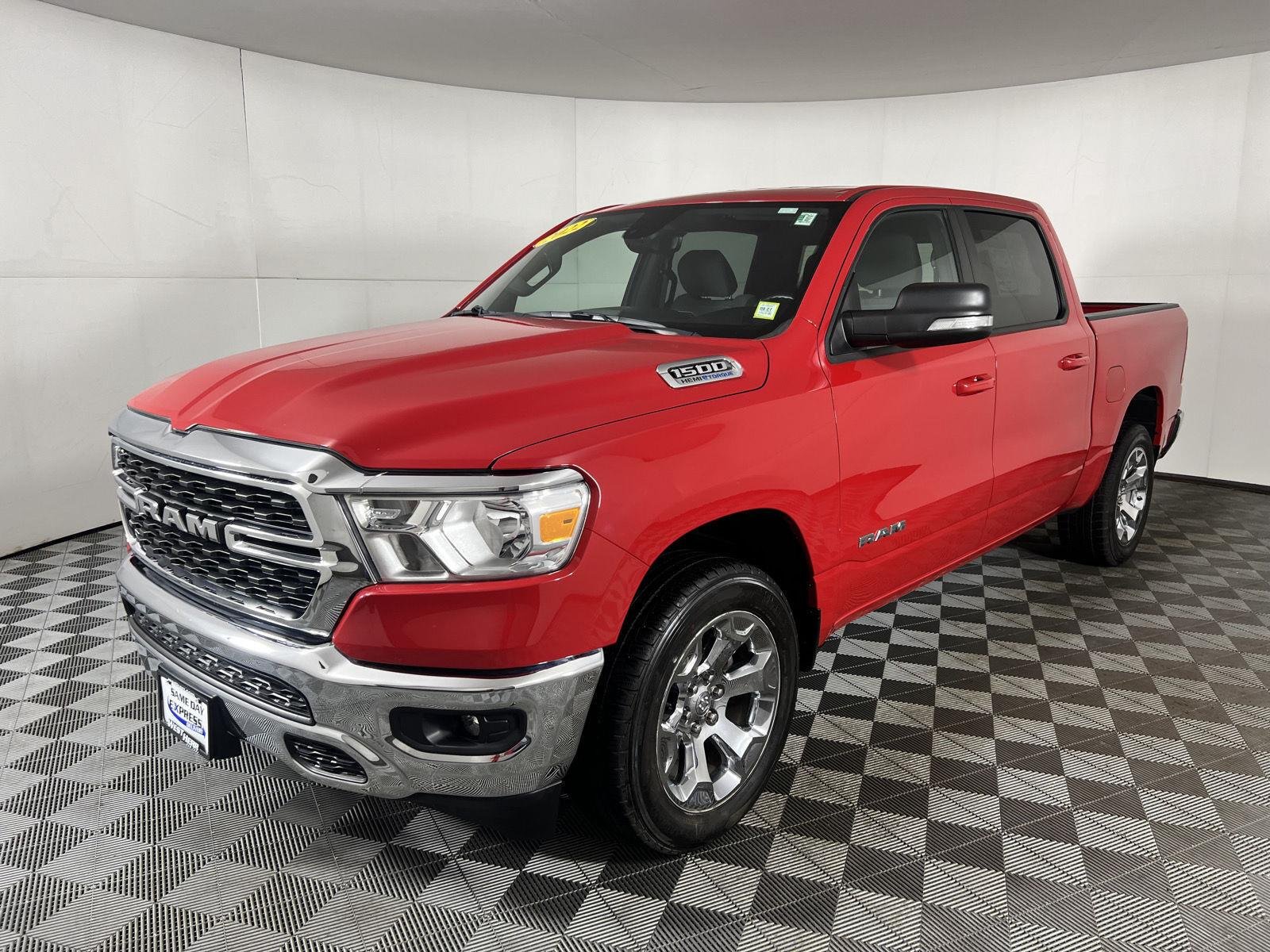 Used 2022 Flame Red Clearcoat Ram Big Horn image 5