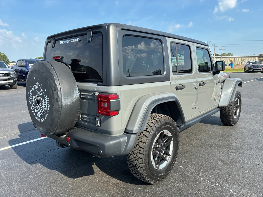 Used 2021 Sting Gray Clearcoat Jeep Unlimited Rubicon image 5