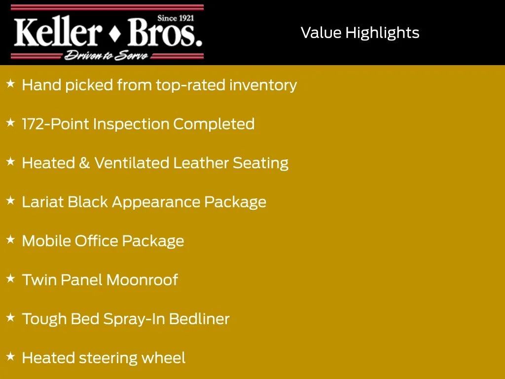 Certified Used 2025 Black Ford Lariat 5.5ft Bed image 9