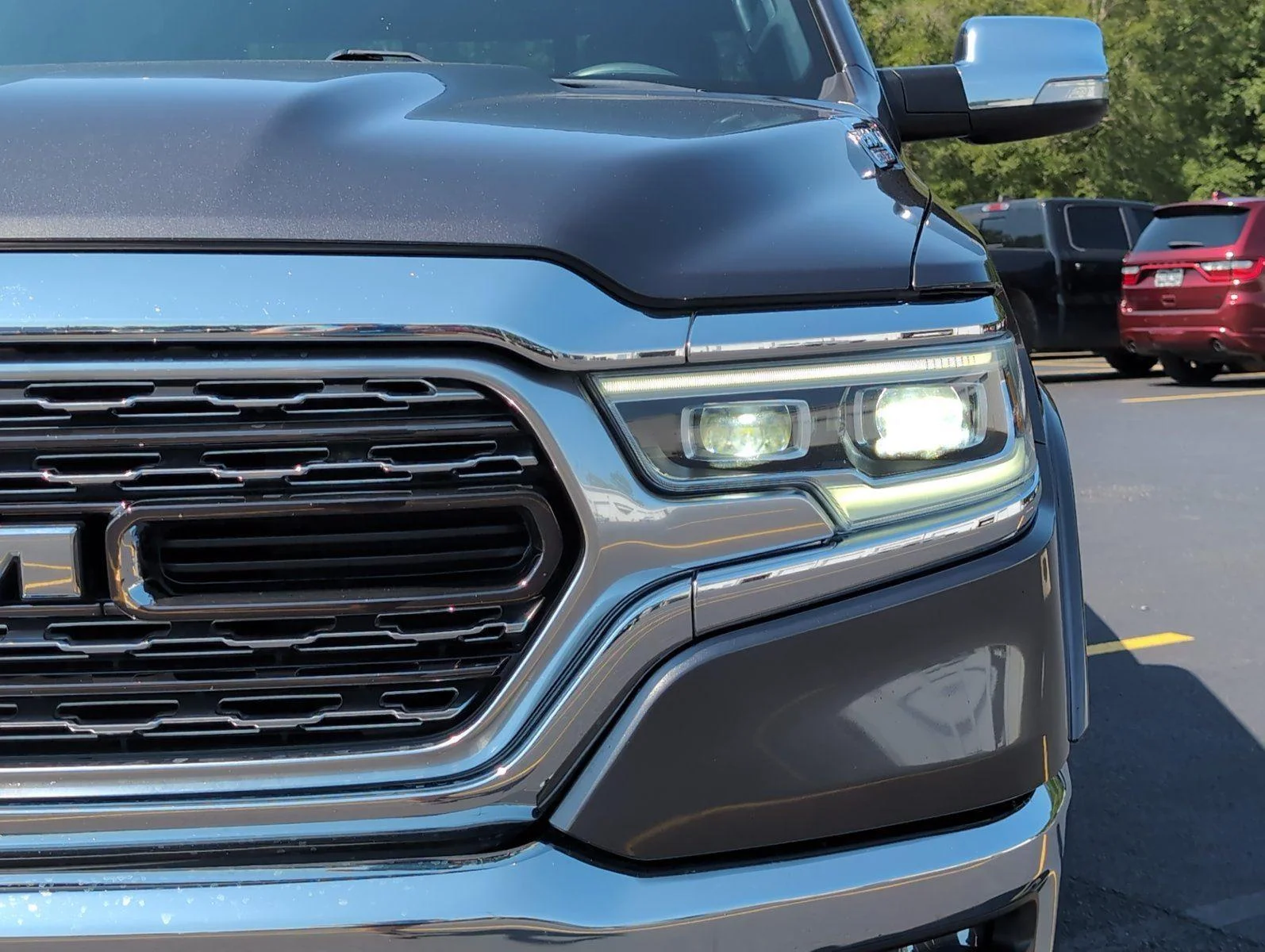 Used 2020 Granite Crystal Metallic Clearcoat Ram Limited image 13