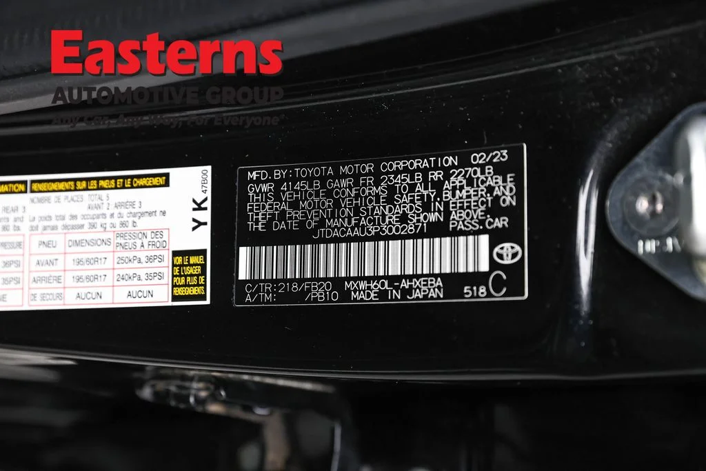 Used 2023 Black Toyota LE image 33