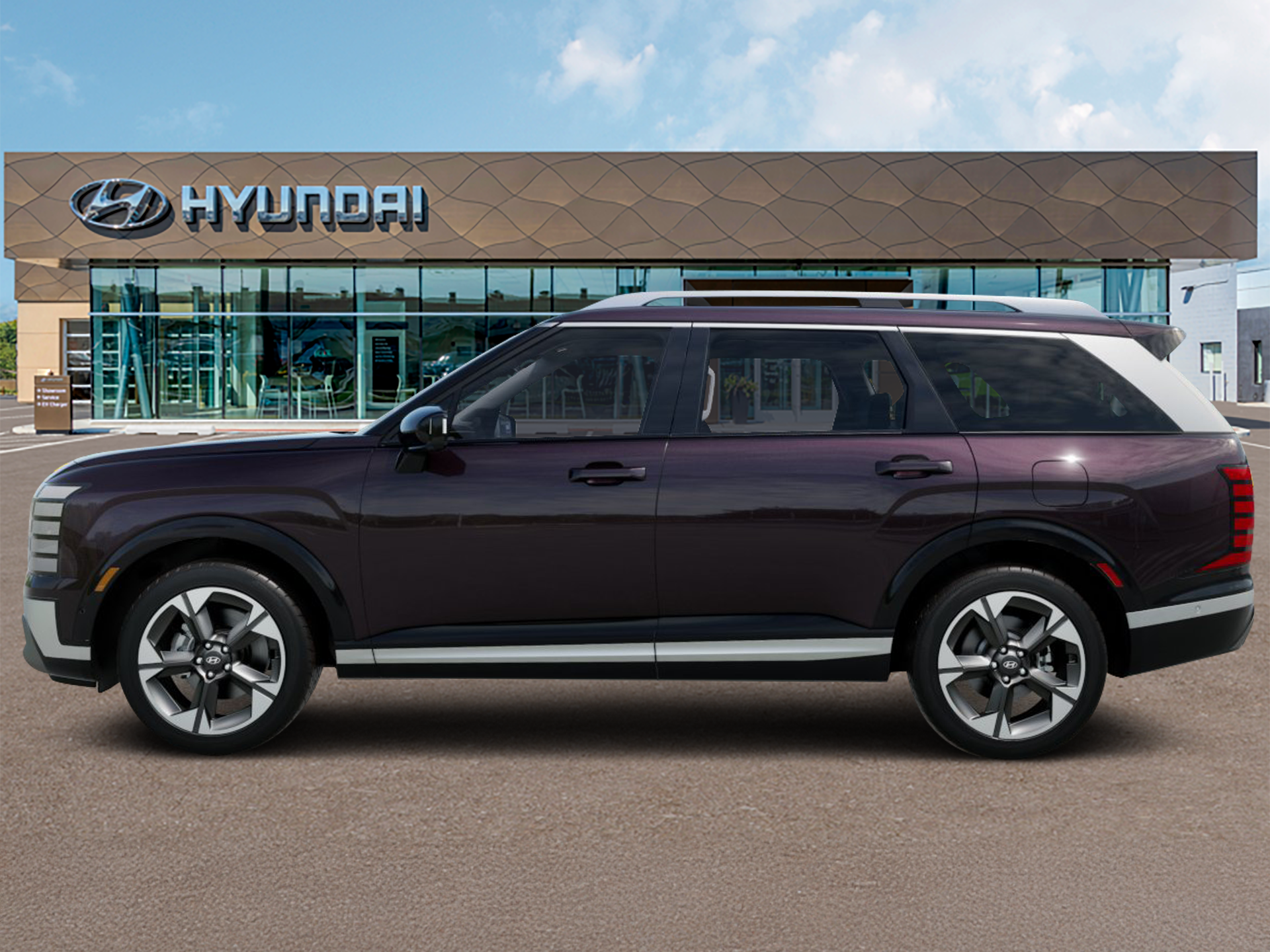 New 2026 Galaxy Maroon Pearl Hyundai Limited image 3