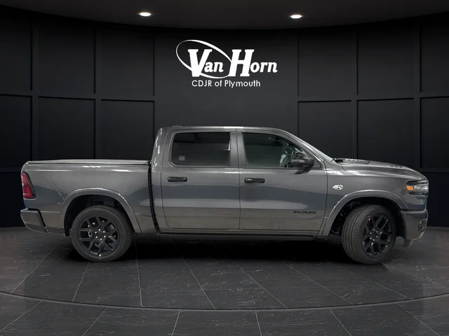New 2026 Granite Crystal Metallic Clear-Coat Exterior Paint RAM Laramie image 8