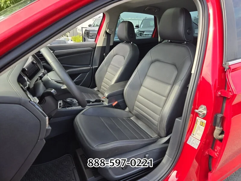 Certified Used 2021 Tornado Red Volkswagen SEL image 9