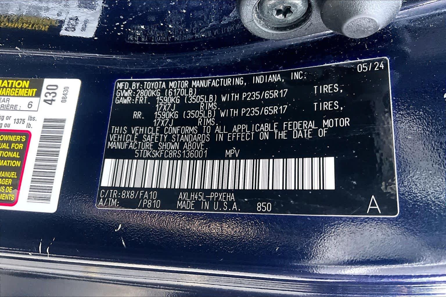 Certified Used 2024 Blueprint Toyota LE image 33