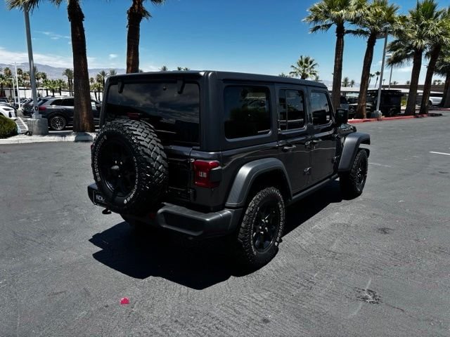 Used 2021 Granite Crystal Metallic Clearcoat Jeep Unlimited Willys image 5