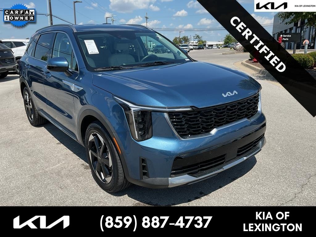 Certified Used 2025 Mineral Blue Kia EX image 1